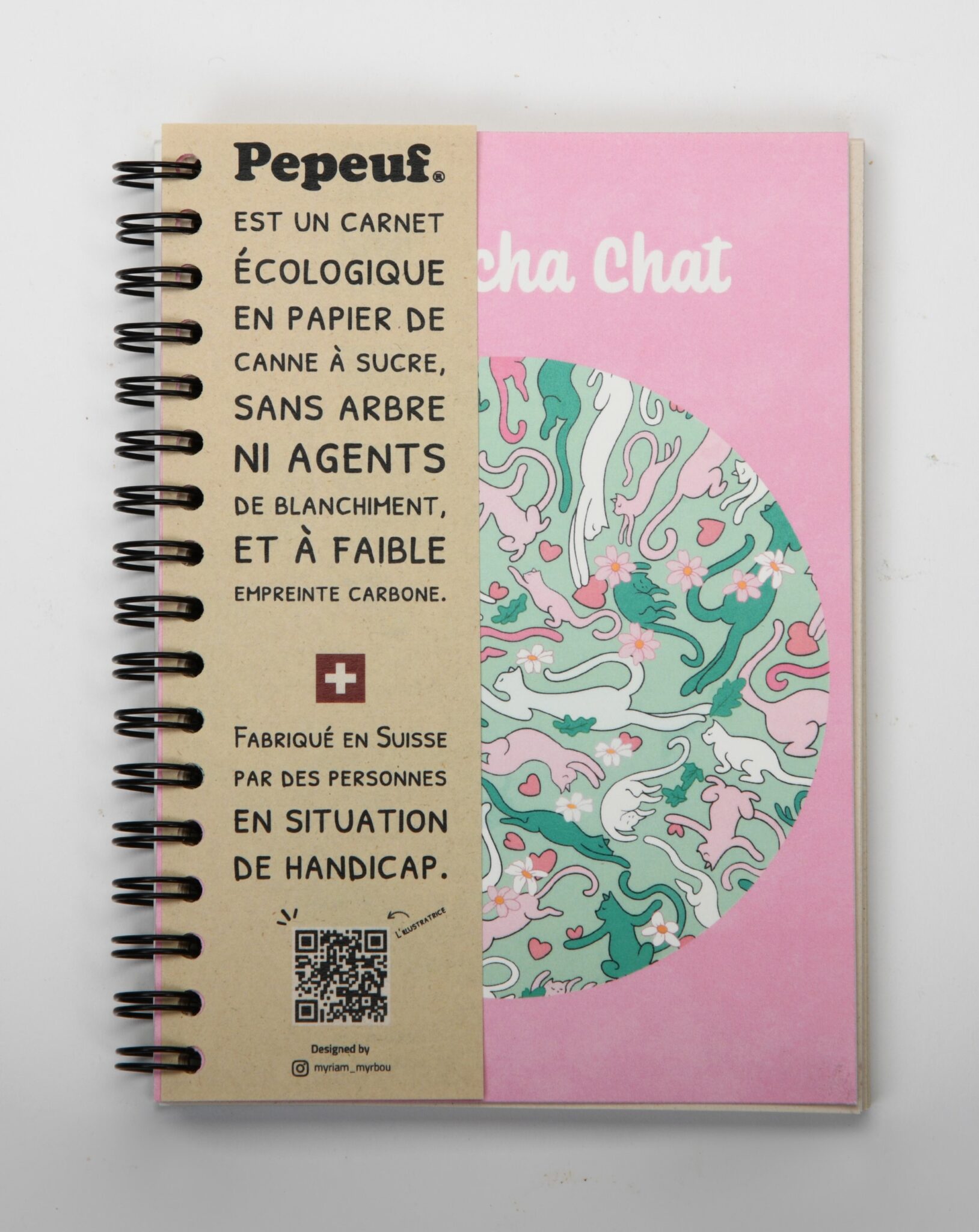 Carnet A6 Myriam Chat